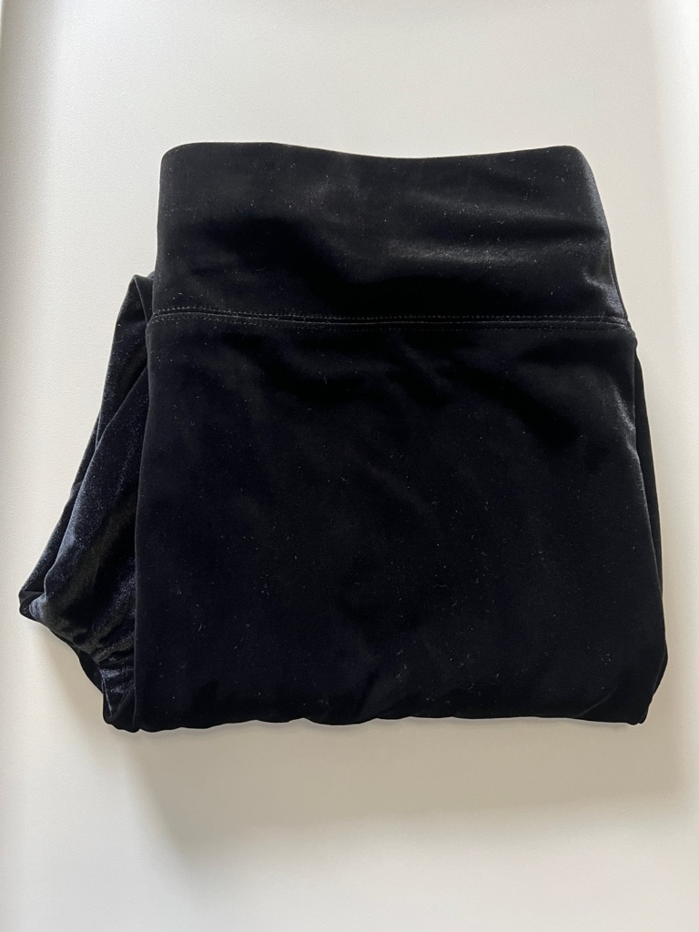 INC Pull On Velvet Pant Legging Black Size Large